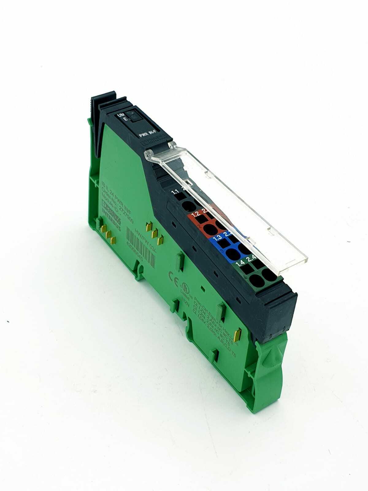 2x Phoenix Contact IB IL 24 PWR IN/2-F 2860015 HW/FW 02/- Inline-Klemme