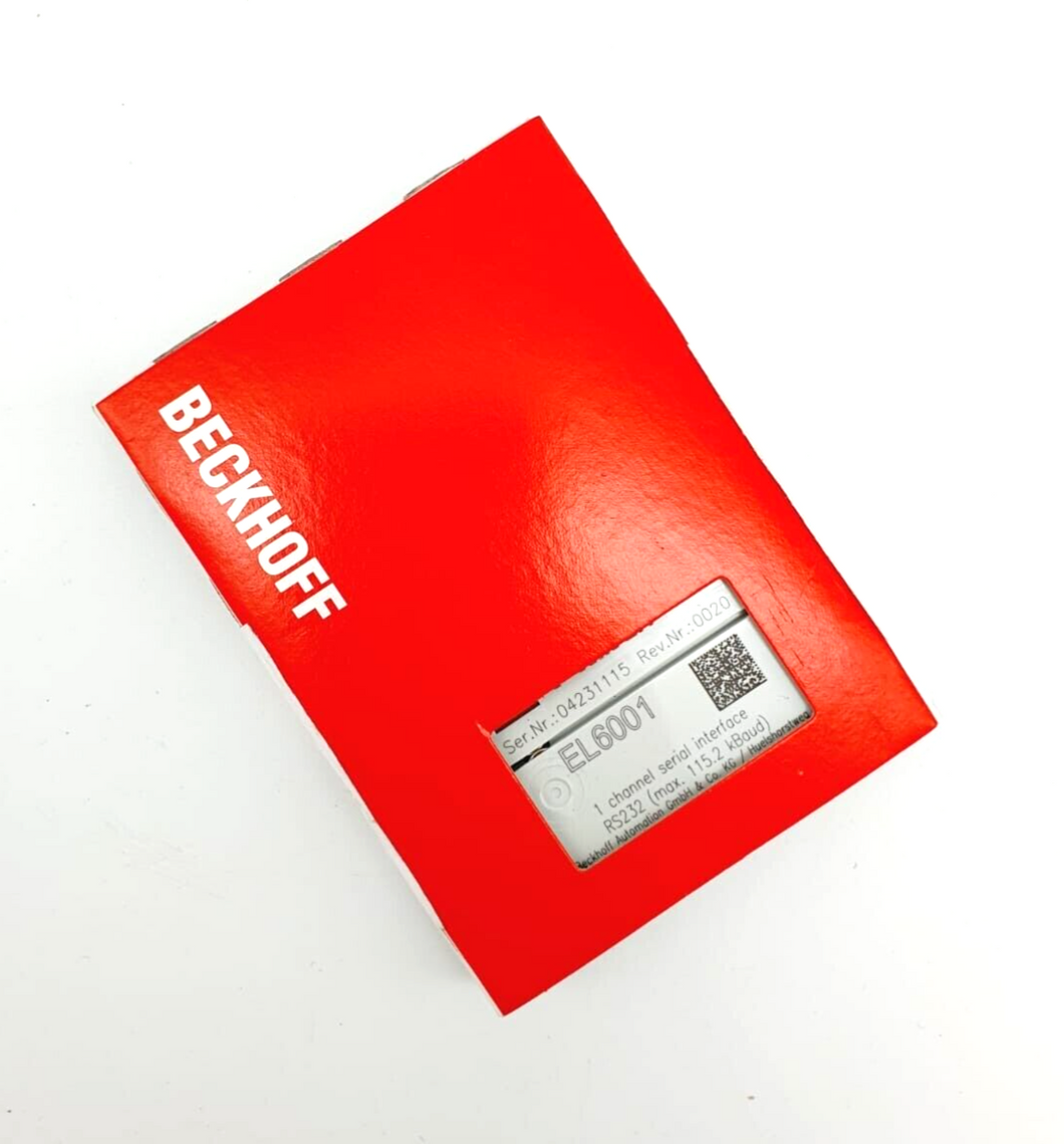 Beckhoff EL6001 EtherCat-Klemme 1-Kanal-Kommunikations-Interface, seriell, RS232