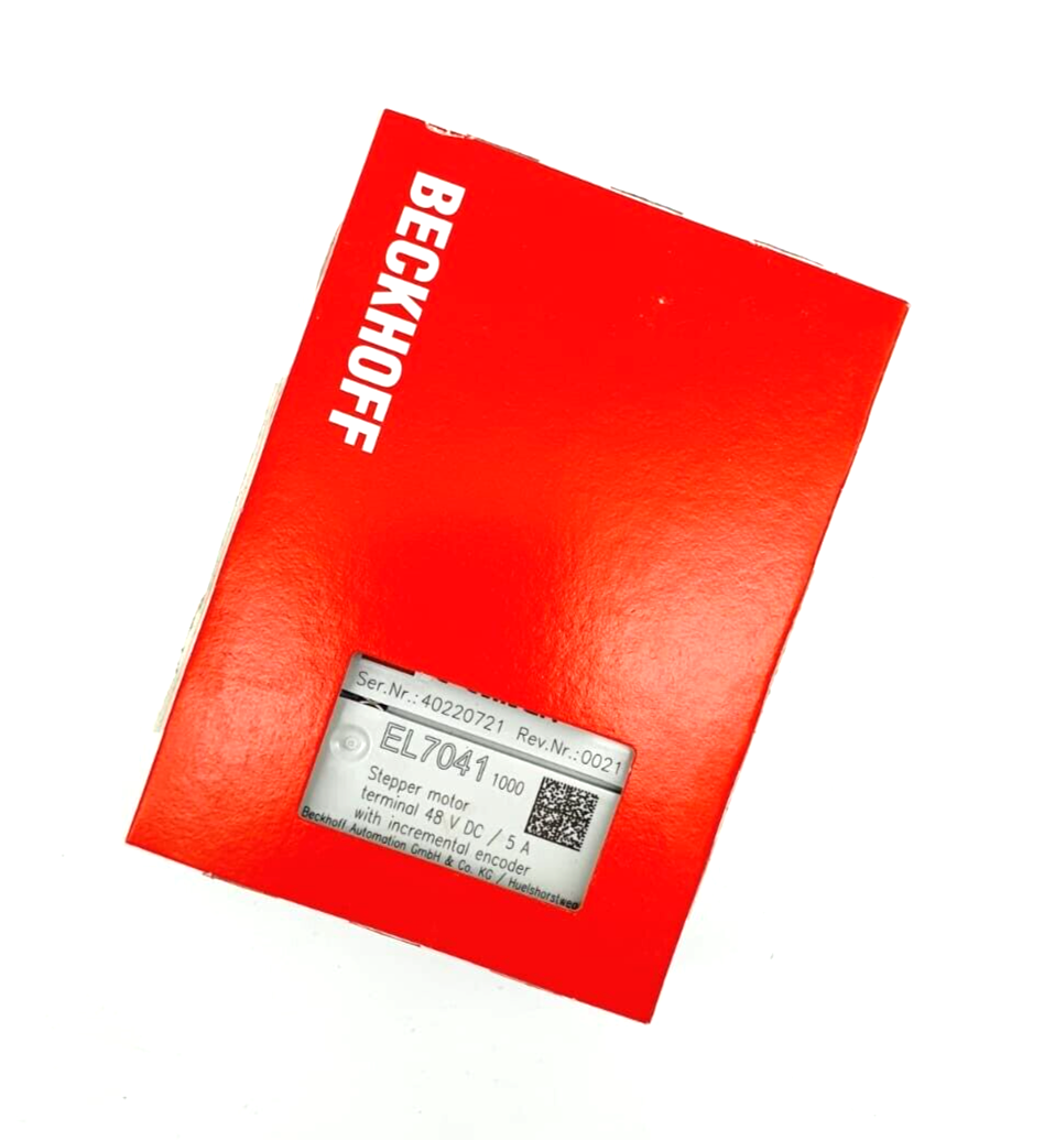 Beckhoff EL7041 EtherCat-Klemme, 1-Kanal-Motion-Interface, Schrittmotor, 48 V DC