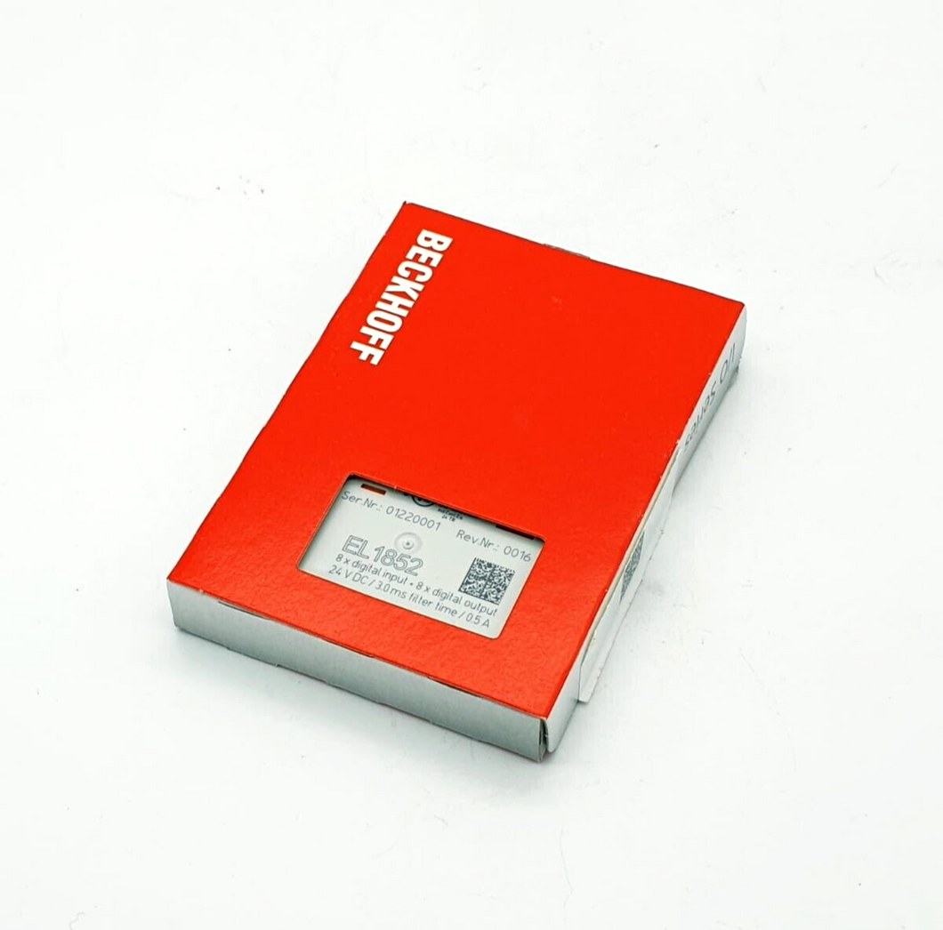 Beckhoff EL1852, EtherCAT-Klemme, 8-Kanal-Eingang &Ausgang, 24 V DC, 3 ms, 0.5A