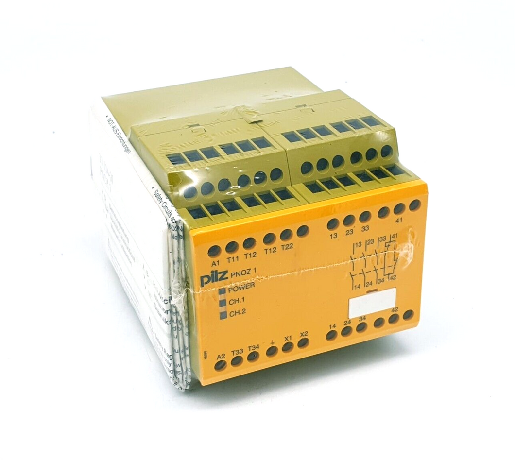 Pilz 775600, PNOZ 1, Sicherheitsschaltgerät, 24VAC 3n/o 1n/c