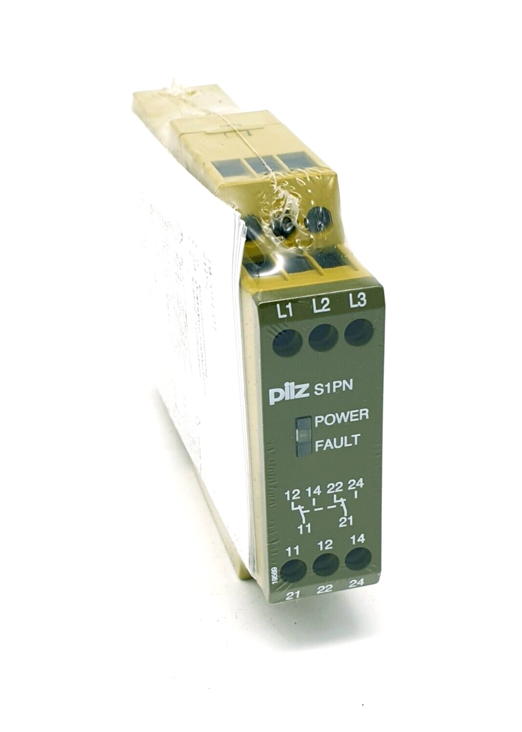 Pilz 890210, S1PN, Phasenfolge Überwachungsrelais, 400-500VAC 2c/o
