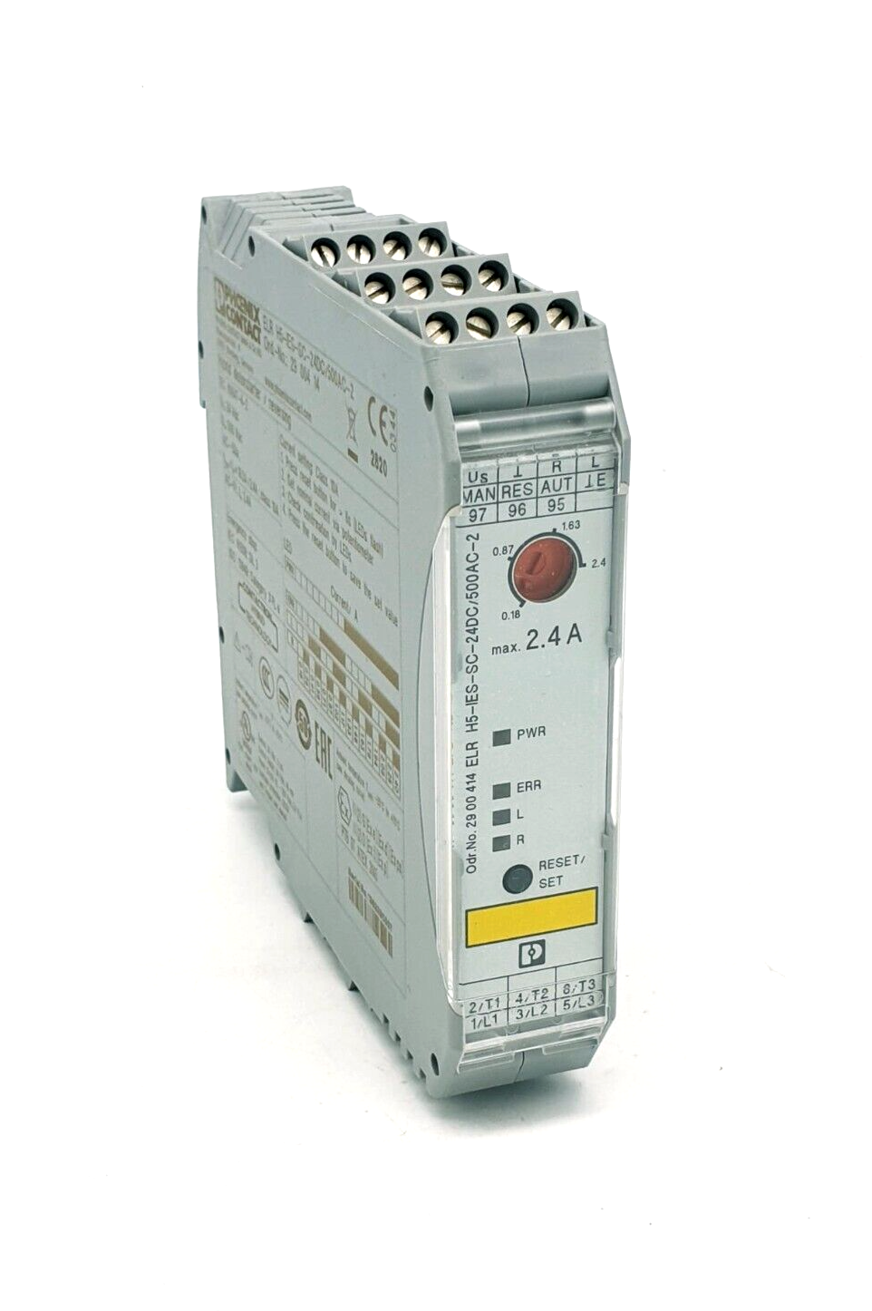 Phoenix Contact 2900414, Hybridmotorstarter, ELR H5-IES-SC- 24DC/500AC-2