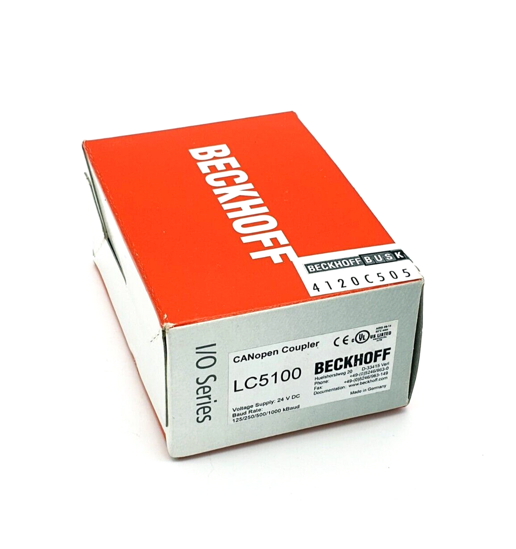 Beckhoff LC5100, Busanschluss über Federkraftklemmen