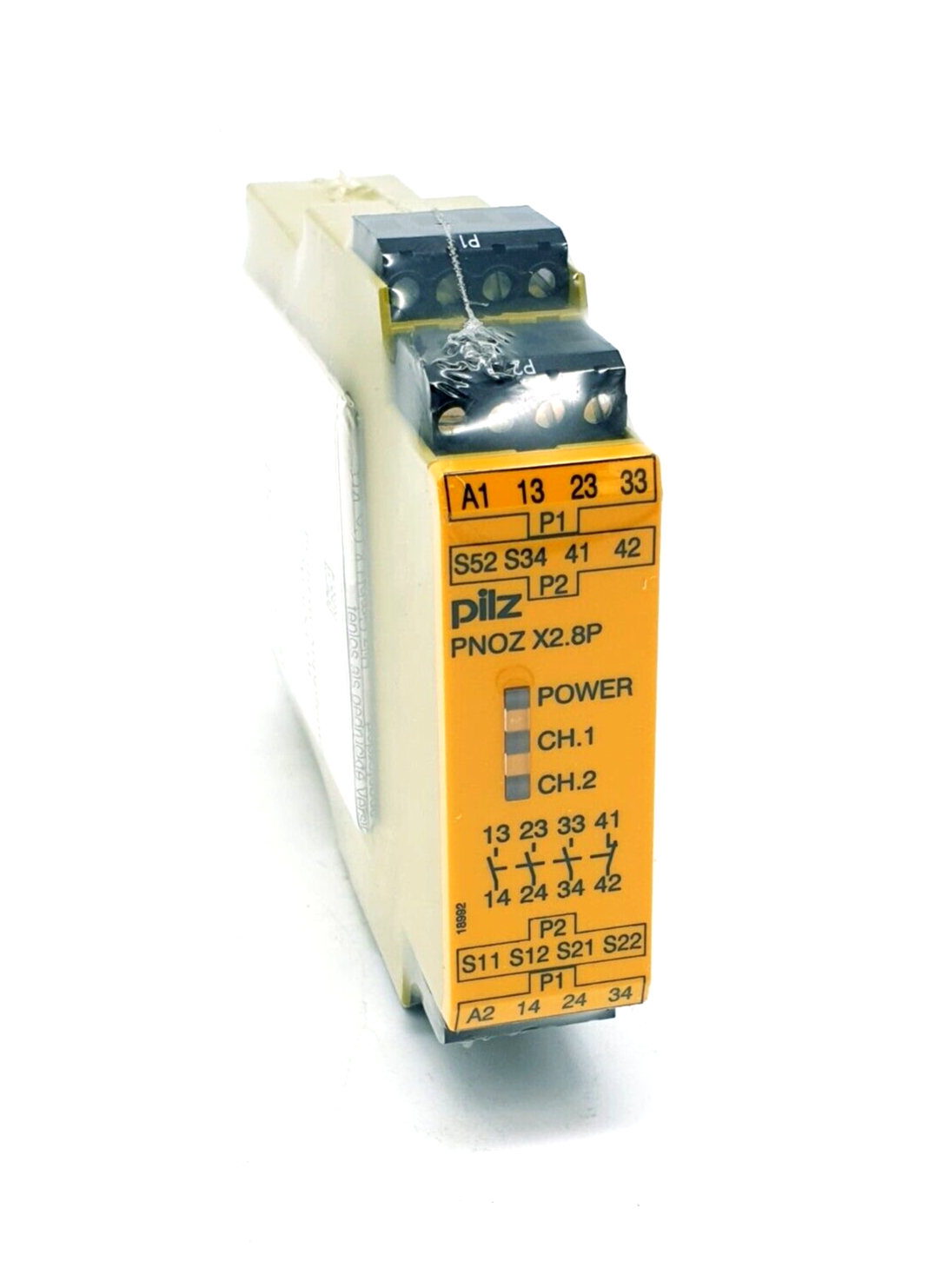 Pilz 777302, PNOZ X2.8P, Sicherheitsschaltgerät, 24-240VAC/DC 3n/o 1n ...