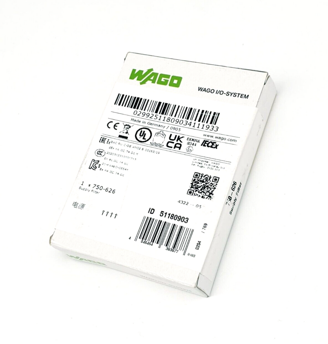 Wago 750-626 Netzteilfilter DC 24 V