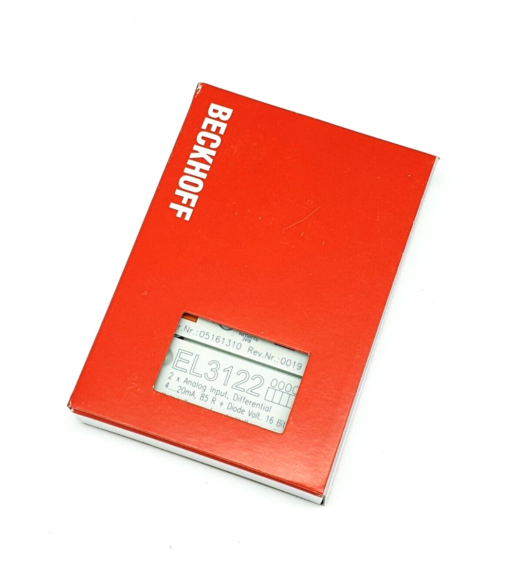 Beckhoff EL3122 EtherCAT-Klemme 2-Kanal-Analog-Eingang Strom, 4…20 mA 16 Bit