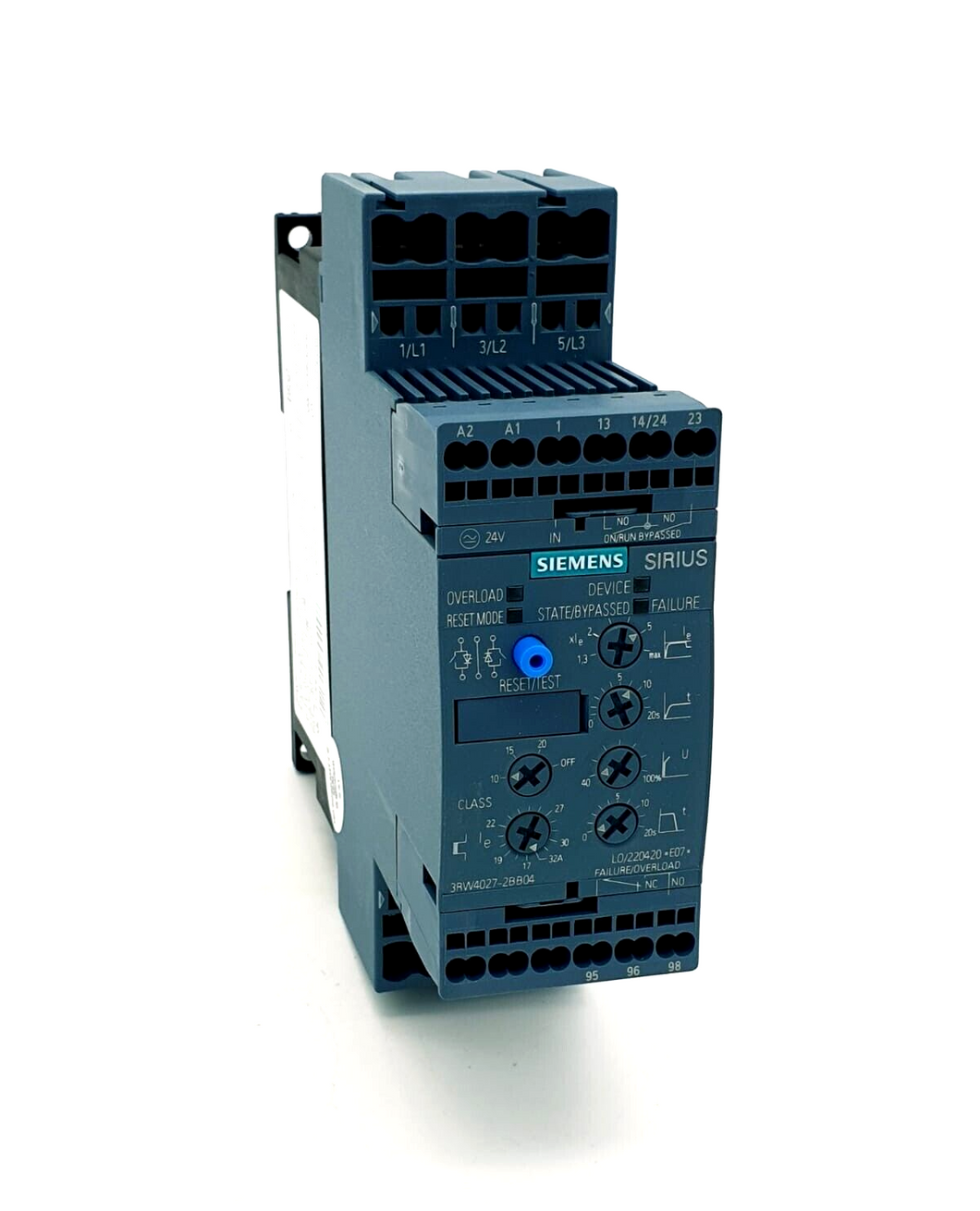 Siemens 3RW4027-2BB04, SIRIUS Sanftstarter S0 32A, 15kW/400 V, 40 °C AC 200-48