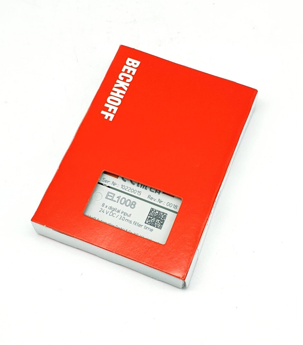 Beckhoff EL1008 EtherCAT-Klemme 8-Kanal-Digital-Eingang 24 V DC 3 ms
