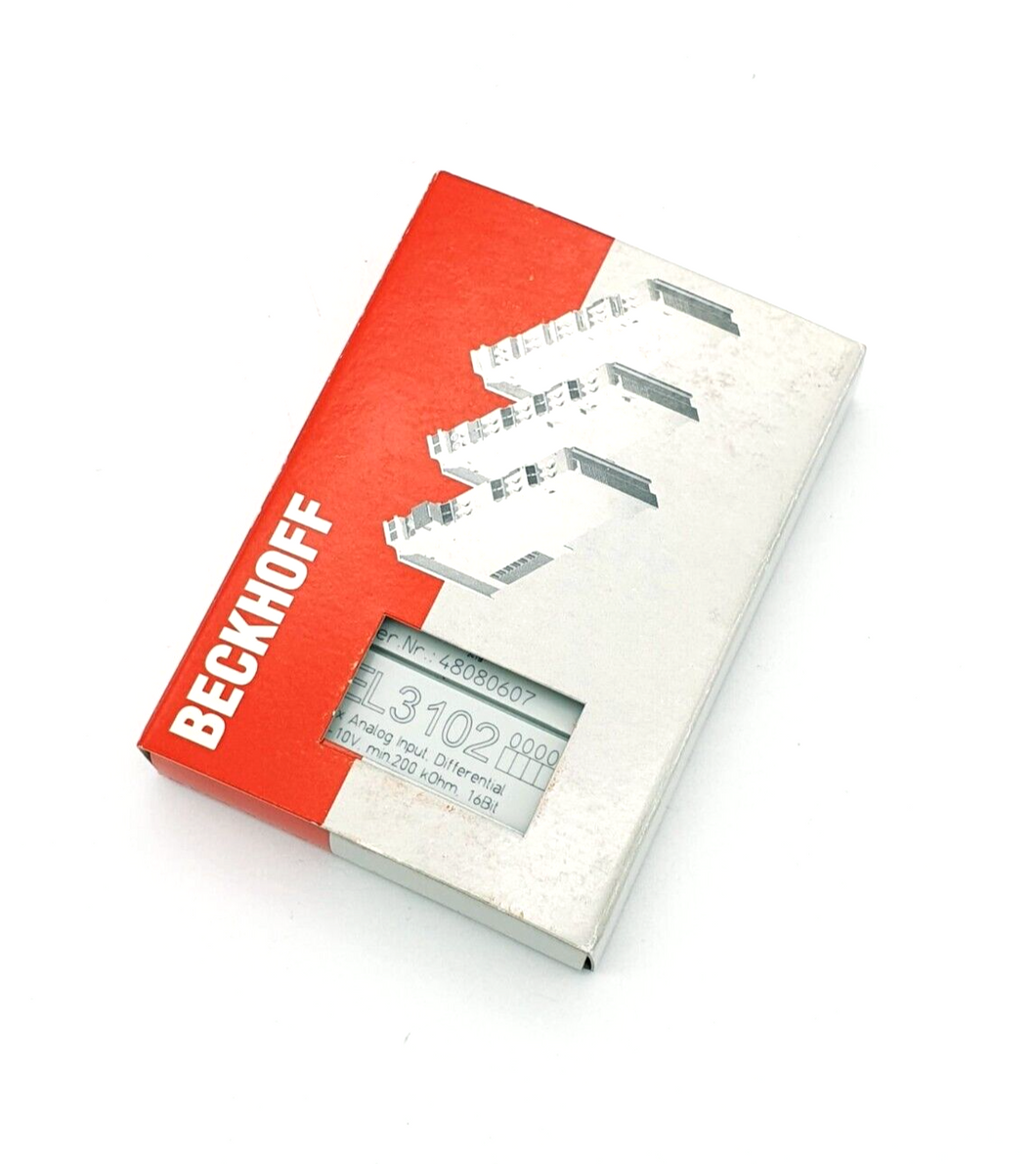 Beckhoff EL3102, EtherCAT-Klemme, 2-Kanal-Analog-Eingang, Spannung, ±10 V, 16Bit