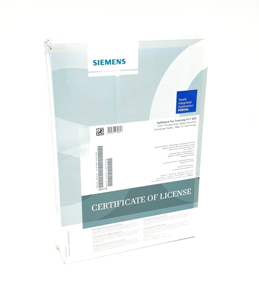 Siemens 6ES7822-1CC01-4YA5, SIMATIC STEP 7 PROF. V11, STEP 7 PROFESSIONAL V11