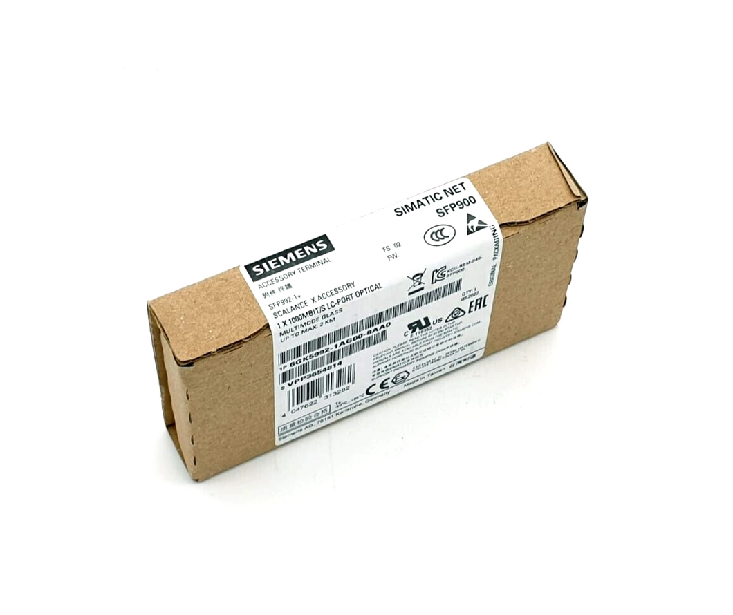 Siemens 6GK5992-1AG00-8AA0, SCALANCE X Zubehör; Stecktransceiver SFP992-1+