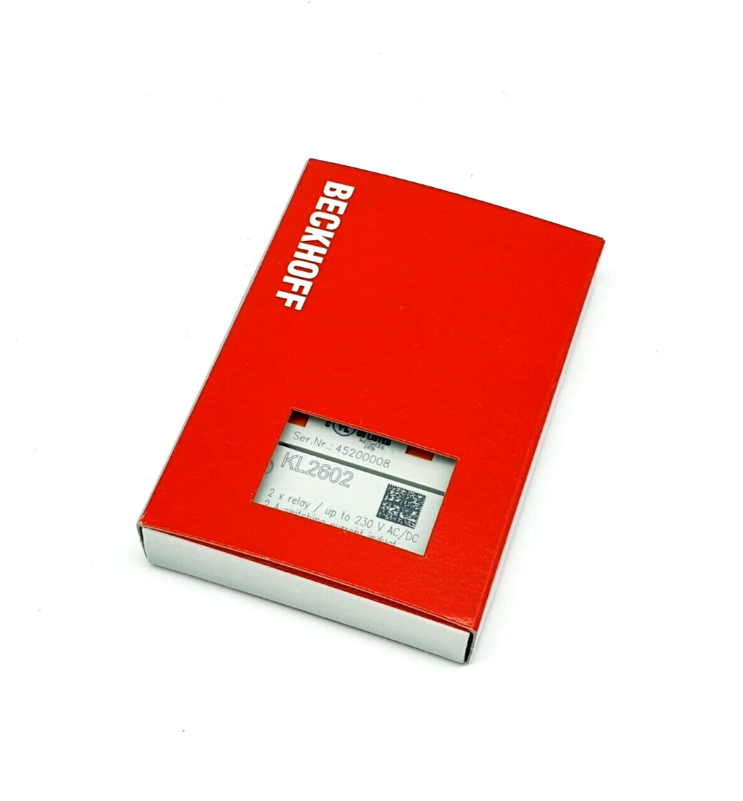 Beckhoff KL2602, Busklemme, 2-Kanal-Relais-Ausgang, 230 V AC, 30 V DC, 5 A