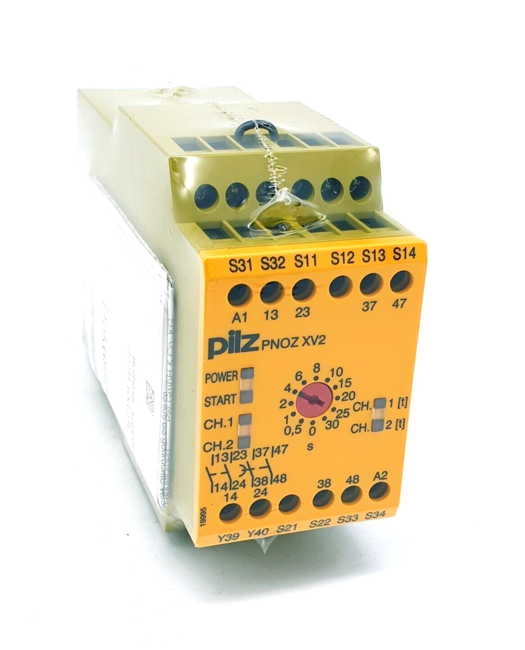 Pilz 774500, PNOZ XV2, Sicherheitsschaltgerät, 30/24VDC 2n/o 2n/o t