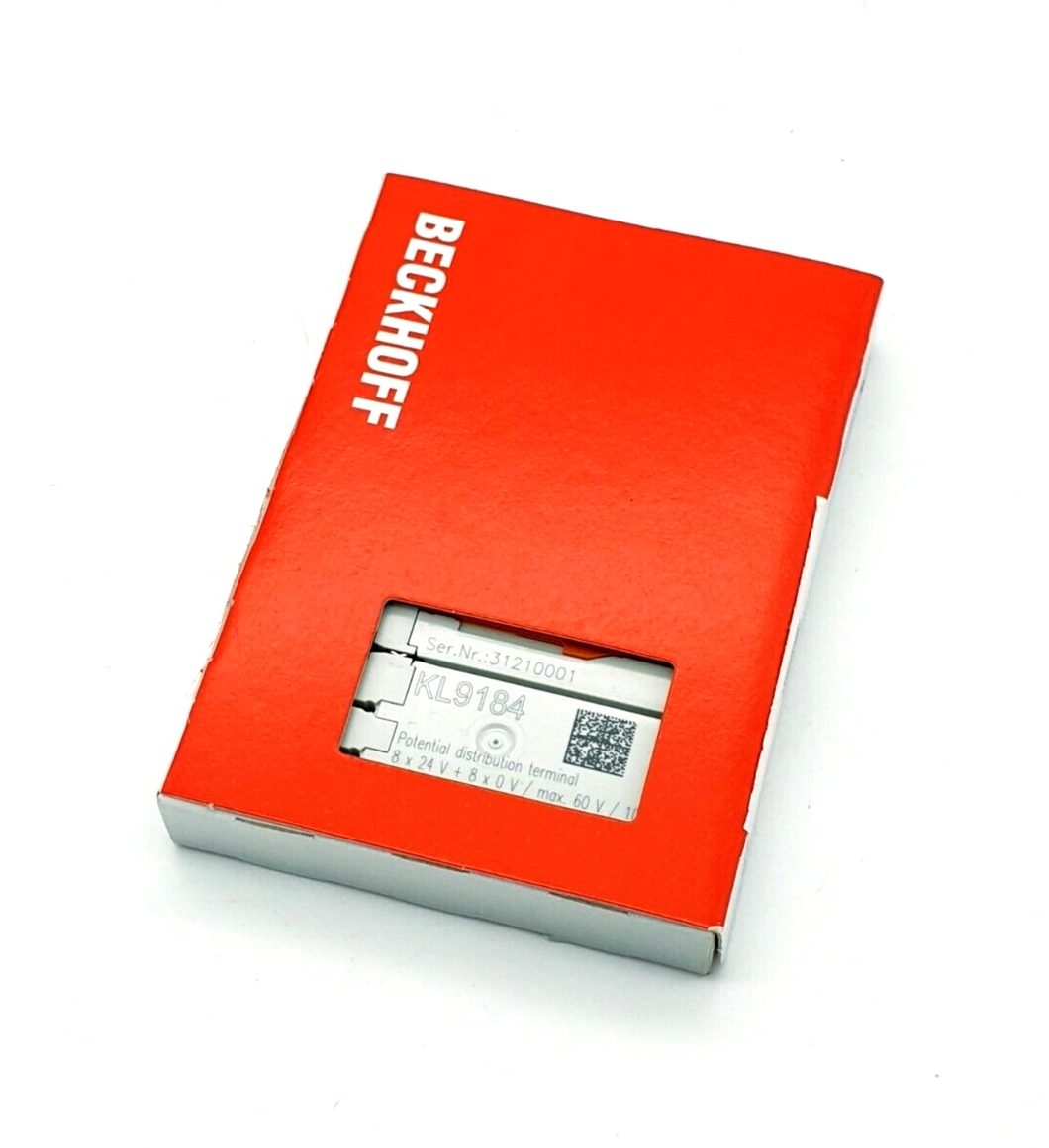 Beckhoff KL9184, Potenzialverteilungsklemme, 8 x 24 V DC, 8 x 0 V DC
